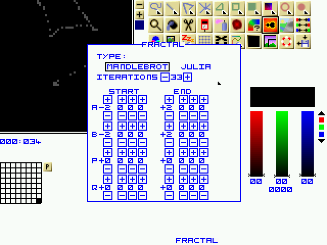 God Paint [Falcon030] atari screenshot